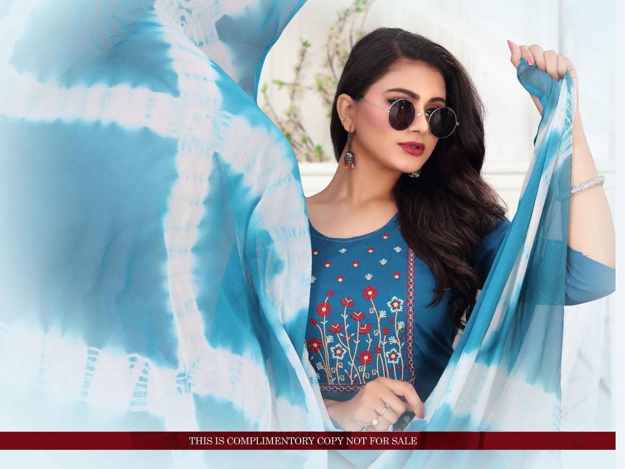 Trendy Riwaz Pant 2 New Exclusive Wear Rayon Kurti Bottom With Dupatta